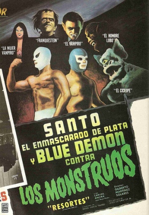 santo blue demon monster